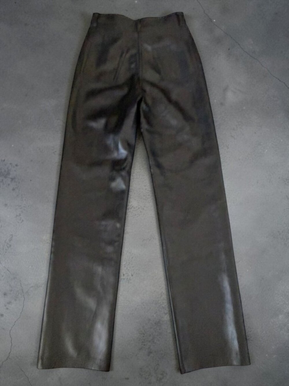 WILFRED Black Leather Straight Leg Pants Size 0